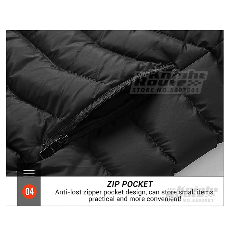 Heated Jacket  21 Area USB self warming.