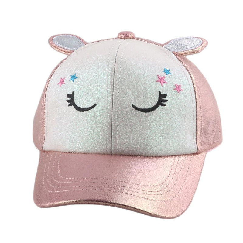 CHILDRENS Sleepy Glitter Cap with Ears Baseball Cap