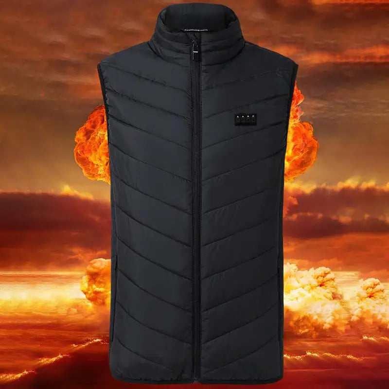 Heating Jacket Smart Heated Motorcycle Jacket With 3 Heating Level Adjustable Heated Hoodie Rapid Warming Jacket