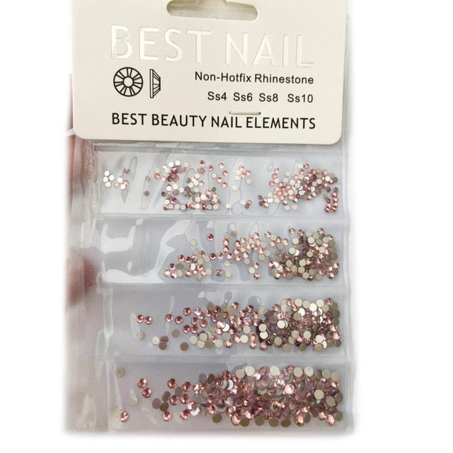 1 Pack Glass Rhinestones