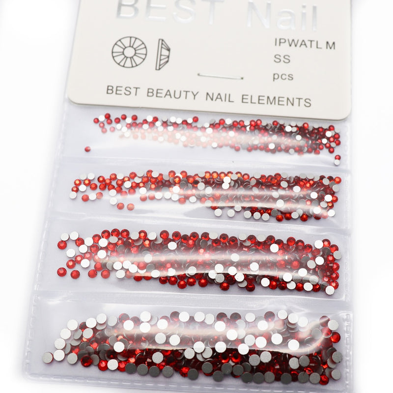 1 Pack Glass Rhinestones