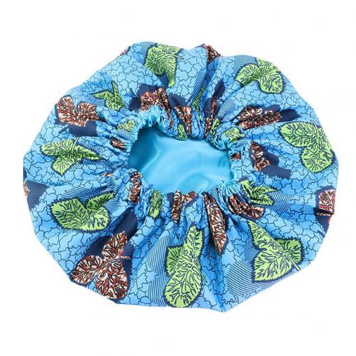 African Floral Print Satin Night Sleep Bonnet