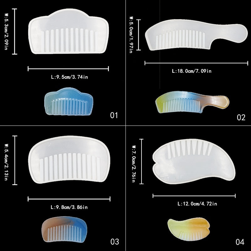 Comb Molds for Resin