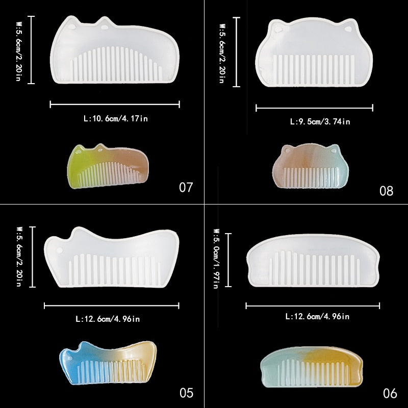 Comb Molds for Resin