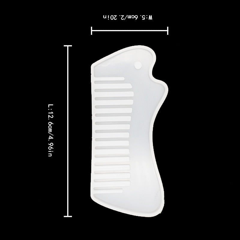 Silicone Comb Mold Resin DIY Casting