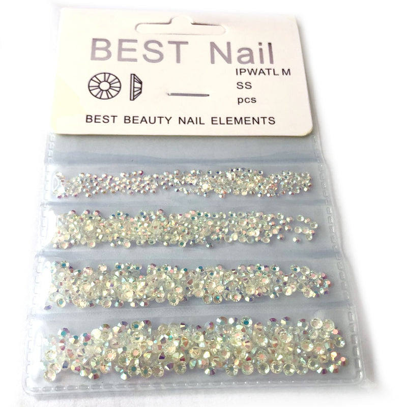 1 Pack Glass Rhinestones