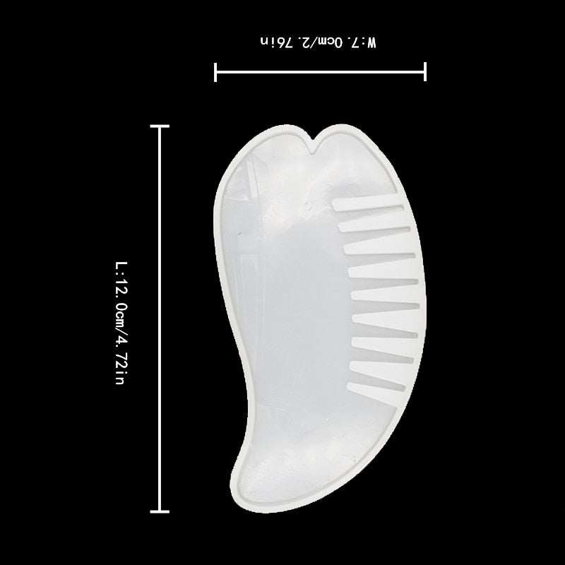 Silicone Comb Mold Resin DIY Casting