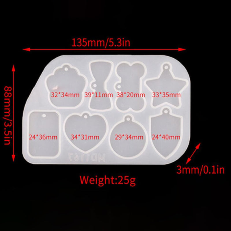 DIY Keychain Silicone Mold