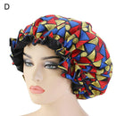 African Floral Print Satin Night Sleep Bonnet