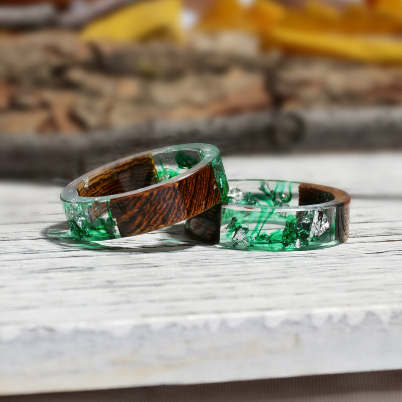 Wood Resin Ring