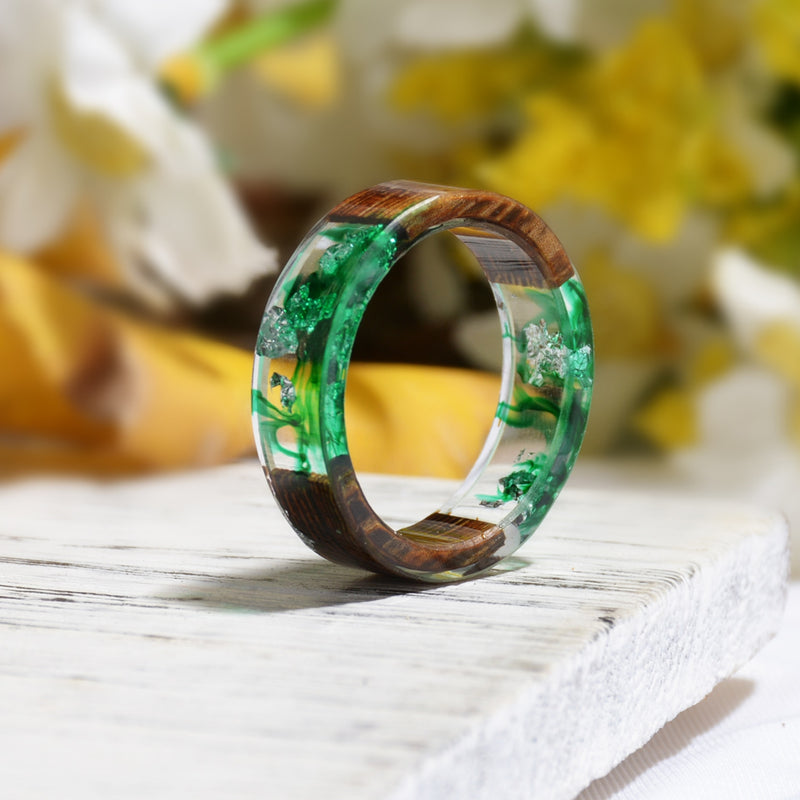 Wood Resin Ring