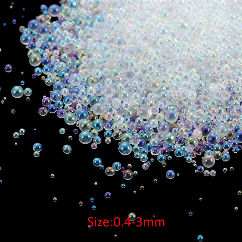 Mini Bubble Glass Beads