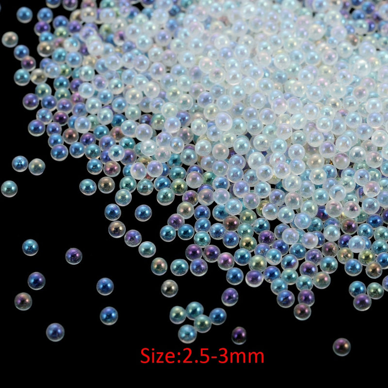 Mini Bubble Glass Beads