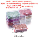 30-80g Crushed Glass Stones