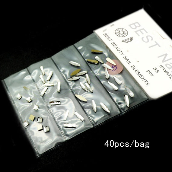 1 Pack Glass Rhinestones