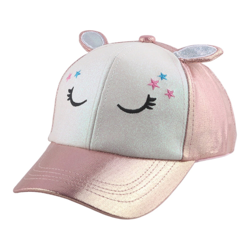 CHILDRENS Sleepy Glitter Cap with Ears Baseball Cap