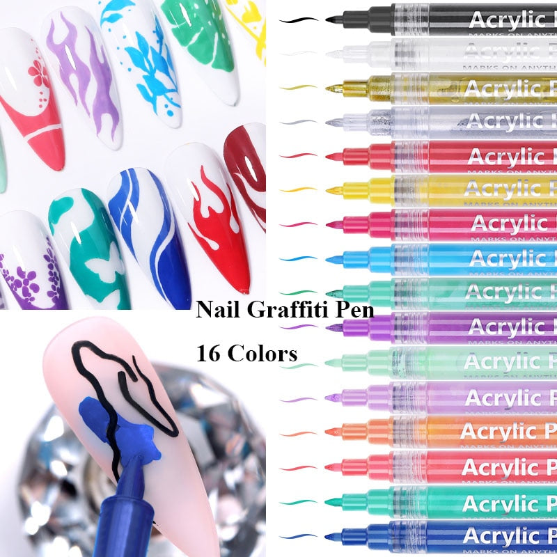 SET Nail Art Drawing Pen