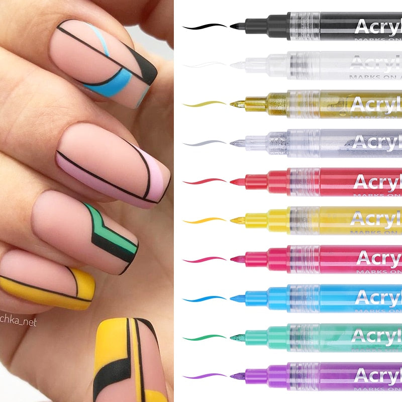 SET Nail Art Drawing Pen