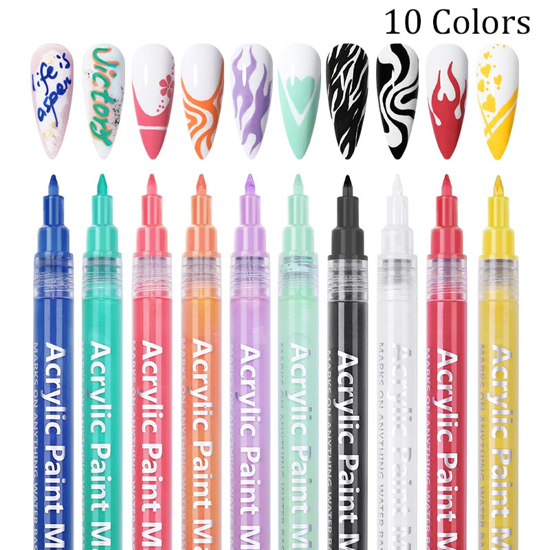 SET Nail Art Drawing Pen