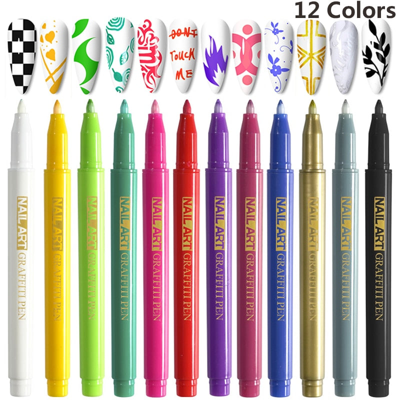 SET Nail Art Drawing Pen