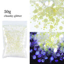 Holographic Mixed Hexagon Shape Chunky Glitter