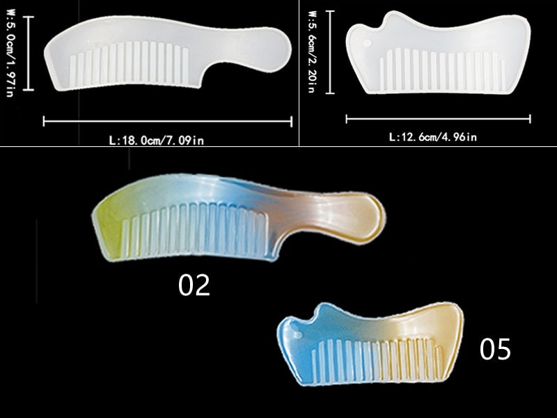 Comb Molds for Resin