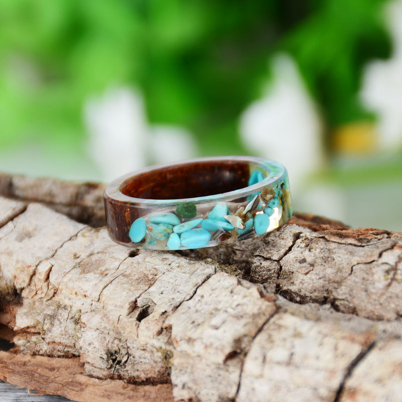 Wood Resin Ring